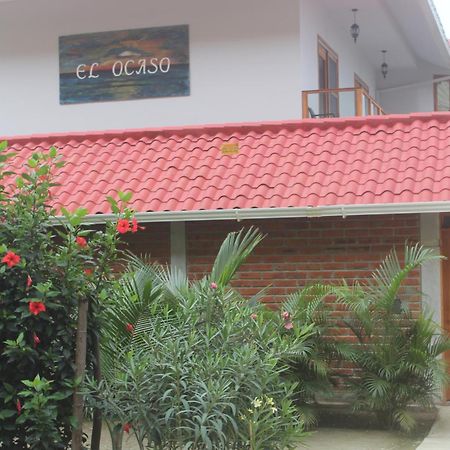 El Ocaso Oceanfront Apartment Canoa Eksteriør billede