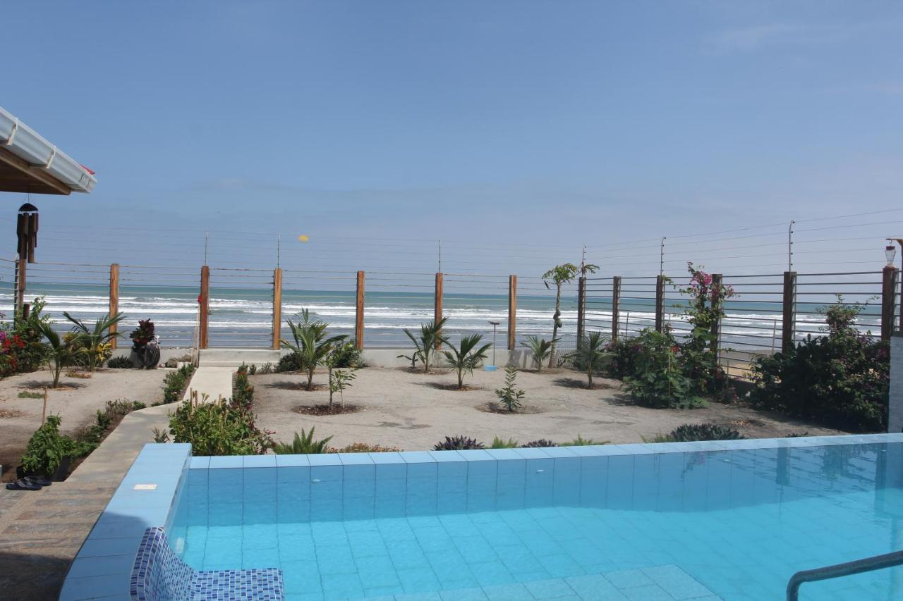 El Ocaso Oceanfront Apartment Canoa Eksteriør billede